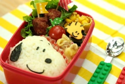 【動画レシピ】スヌーピーとウッドストックのお弁当