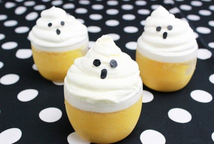 簡単美味しい!ハロウィンのおばけかぼちゃプリン