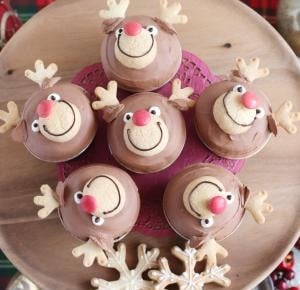 可愛すぎてやばい!クリスマスはトナカイのカップケーキに注目