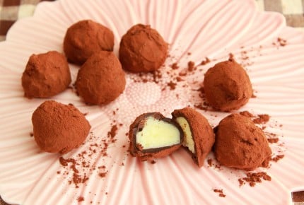 口の中でとろける!生クリームチーズトリュフがやばい!