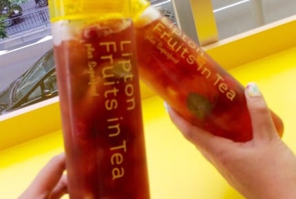暑い夏はアイスティーをごくごく飲んじゃおう!Lipton Fruits in Teaが期間限定でオープン
